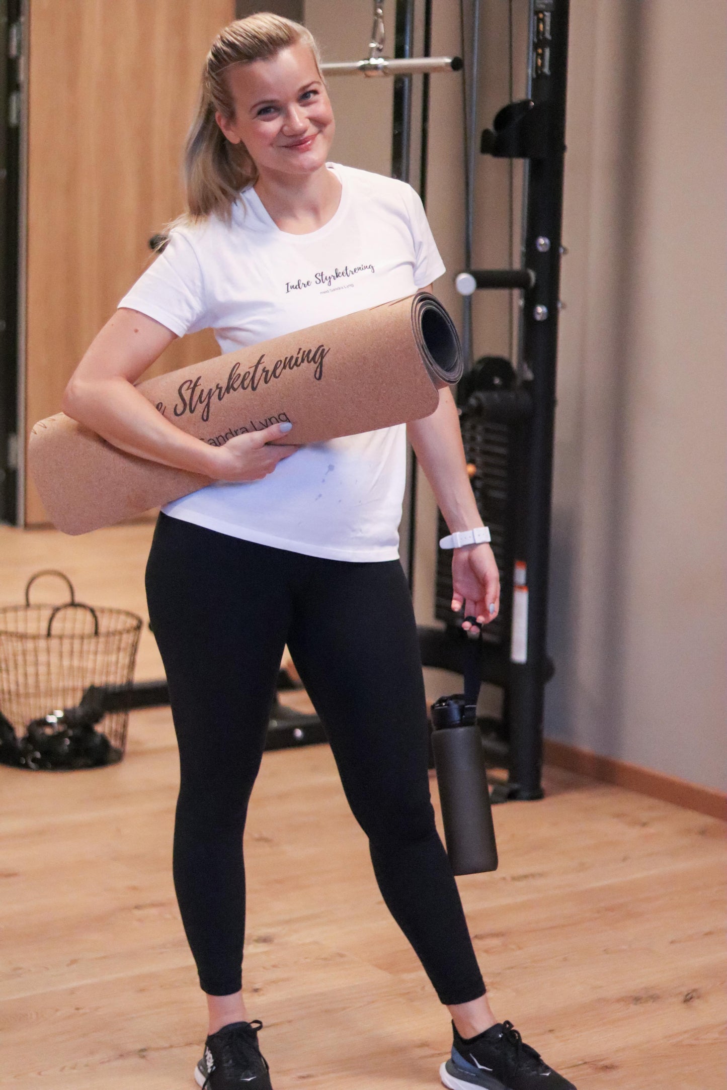 Korkmatta för yogaträning för inre styrketräning