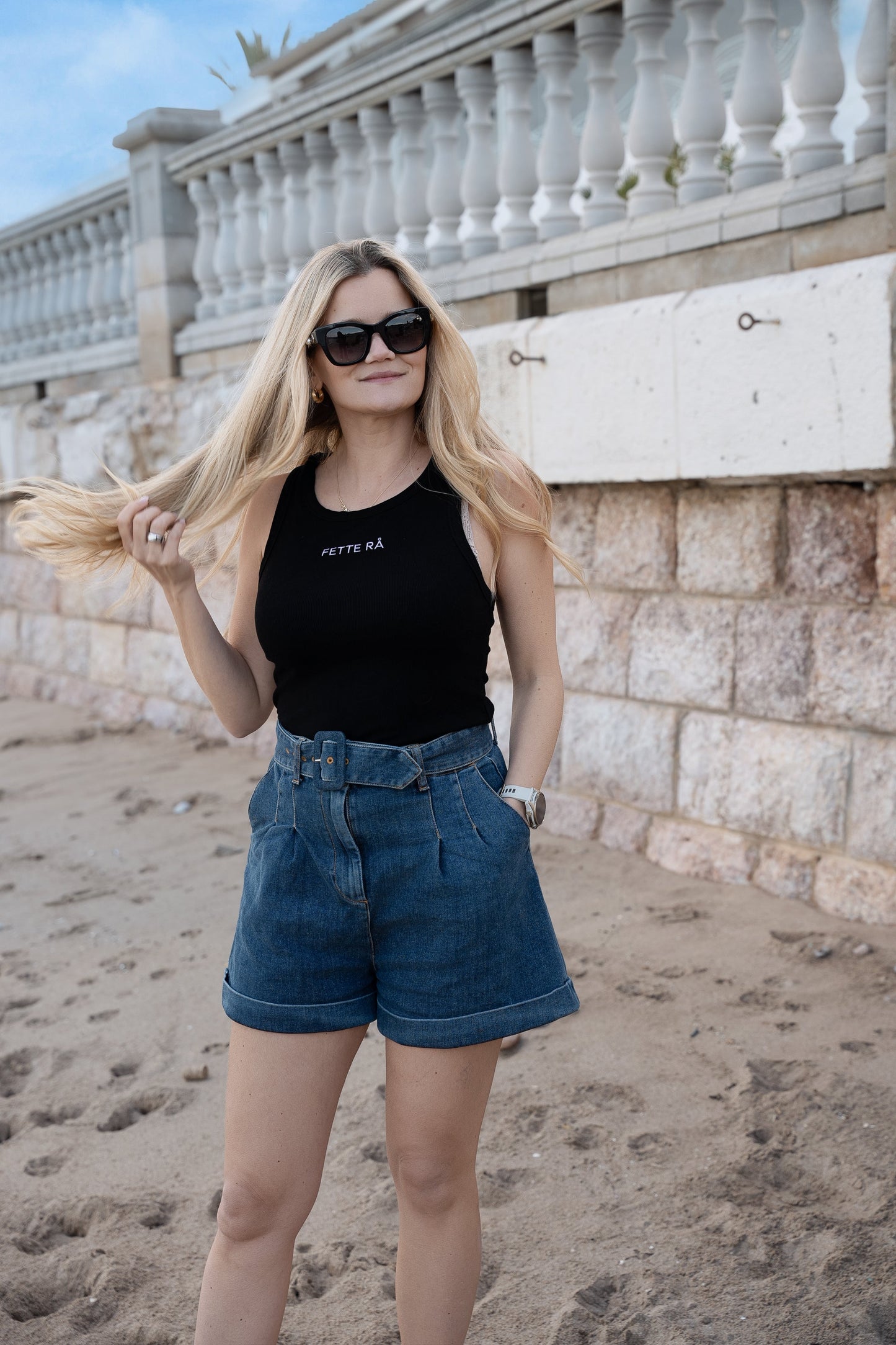 Svart linne - Fat Raw