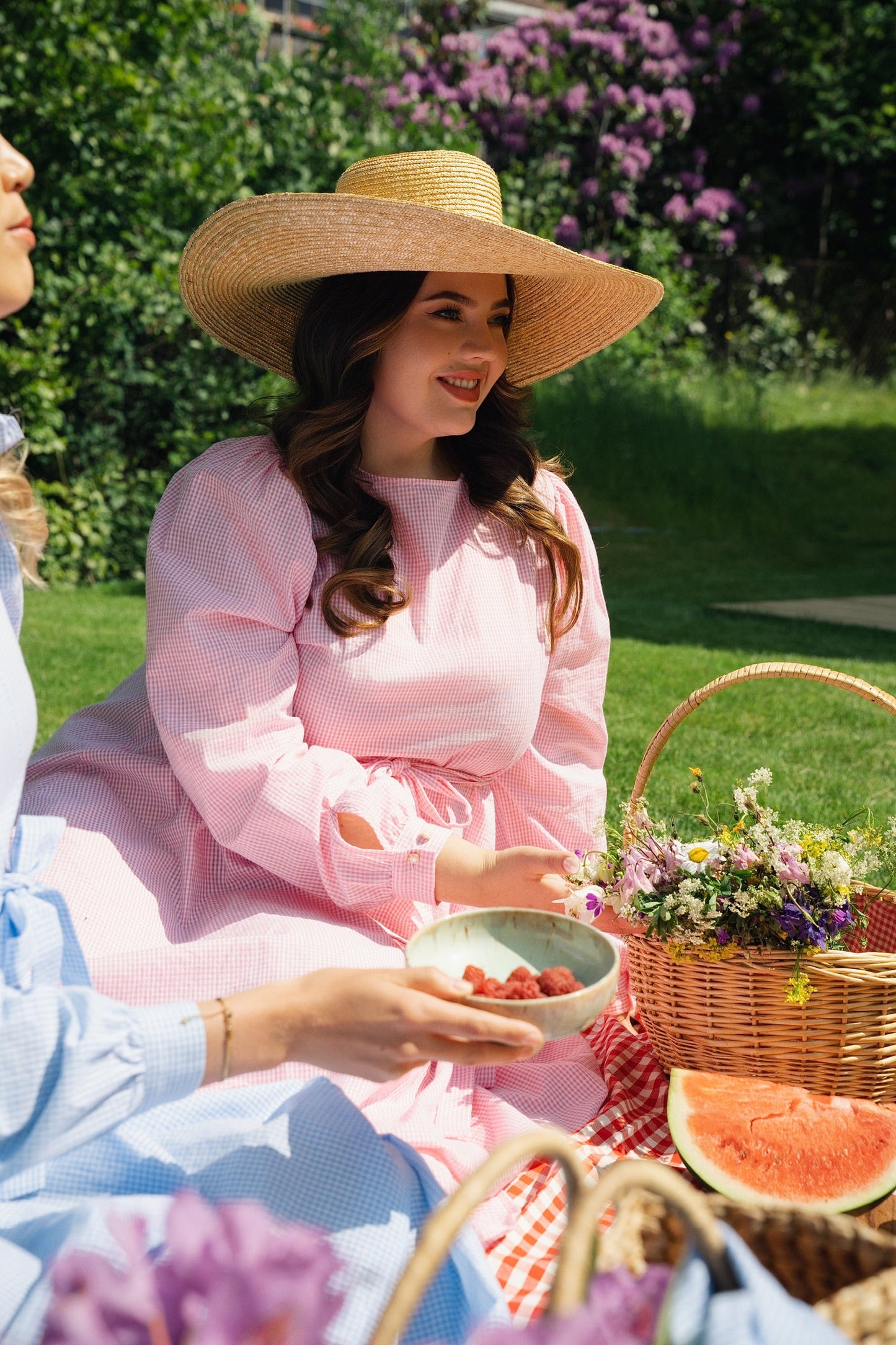 Madikken klänning rosa rutig