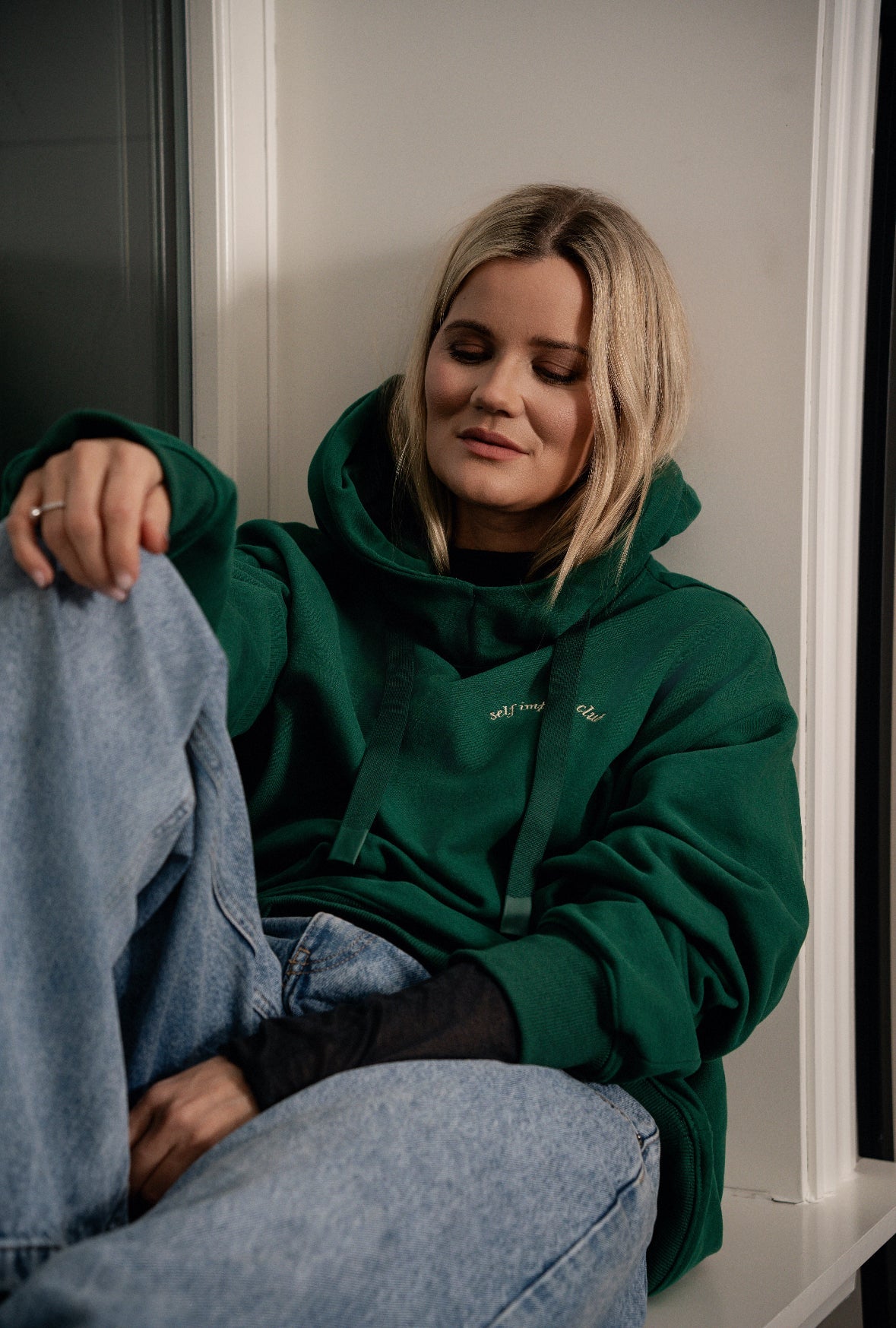 Self imponera klubbtröja - med hette