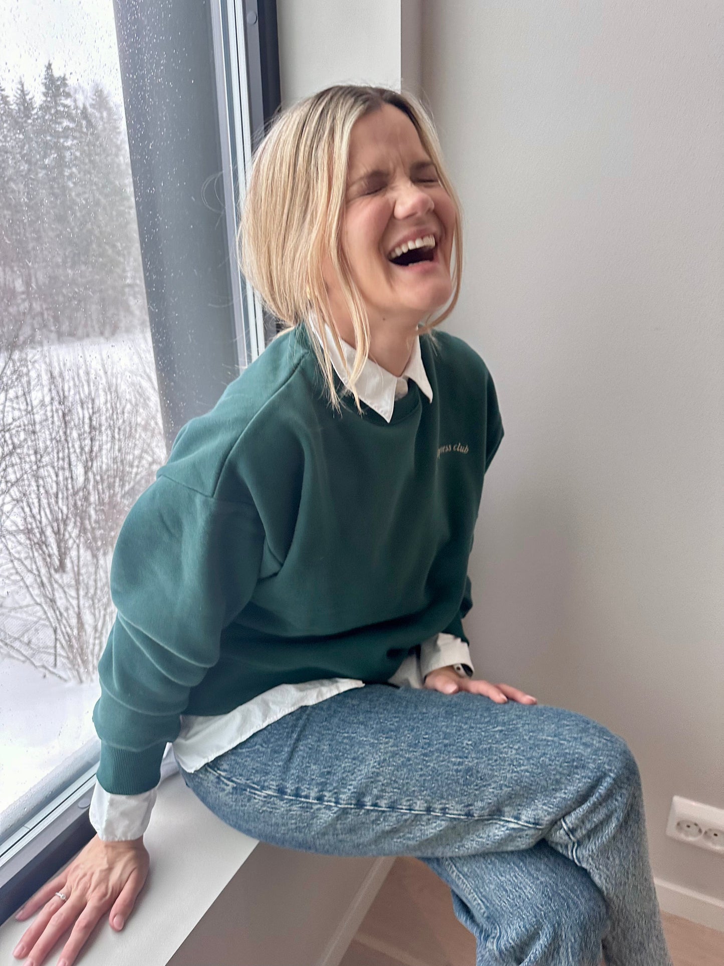 Self Impress Club Tröja Grön