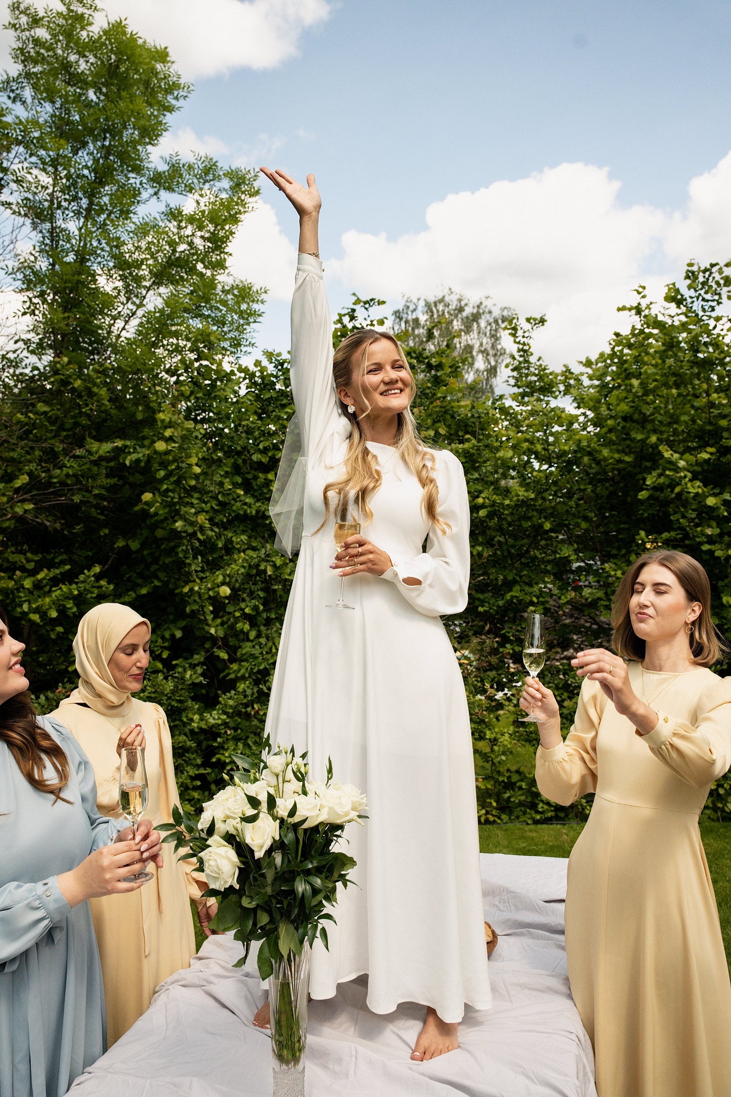 Madikken klänning vit